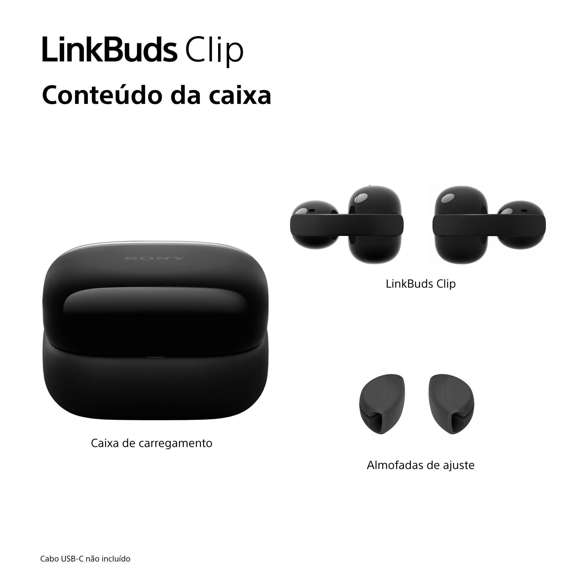 Auriculares sem Fios Sony LinkBuds Clip, Bluetooth, IPX4, 37 Horas de Autonomia Verde-menta-13