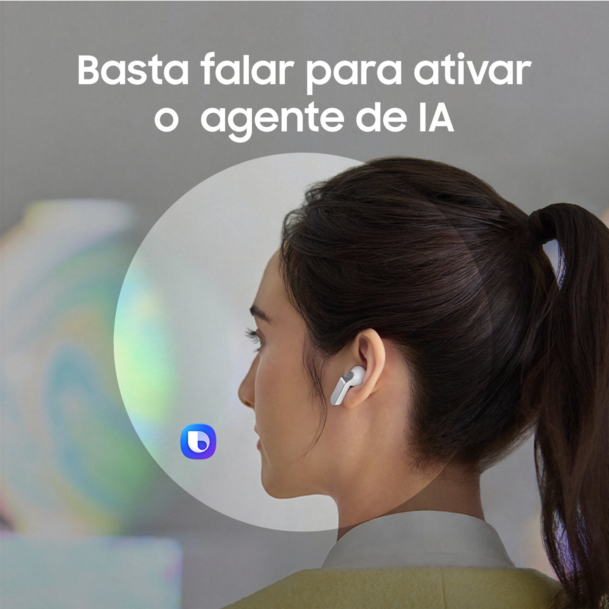 Auriculares True Wireless Samsung Galaxy Buds4 Branco-5