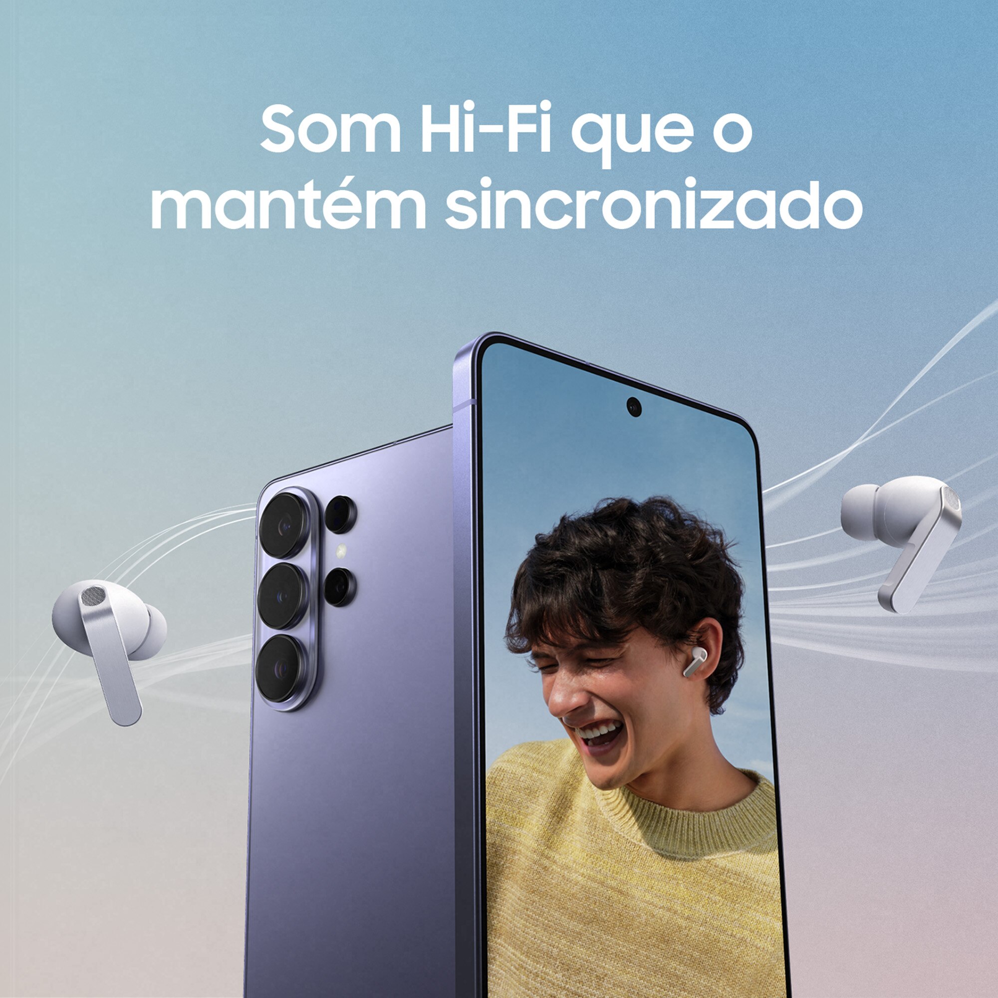 Auriculares True Wireless Samsung Galaxy Buds4 Pro Branco-6