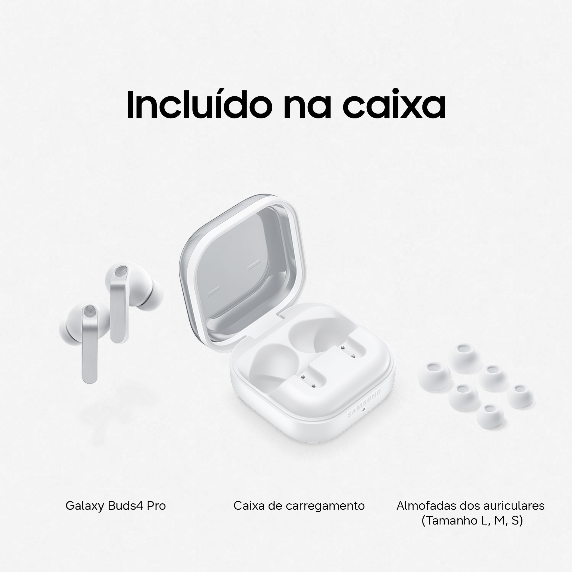 Auriculares True Wireless Samsung Galaxy Buds4 Pro Branco-7