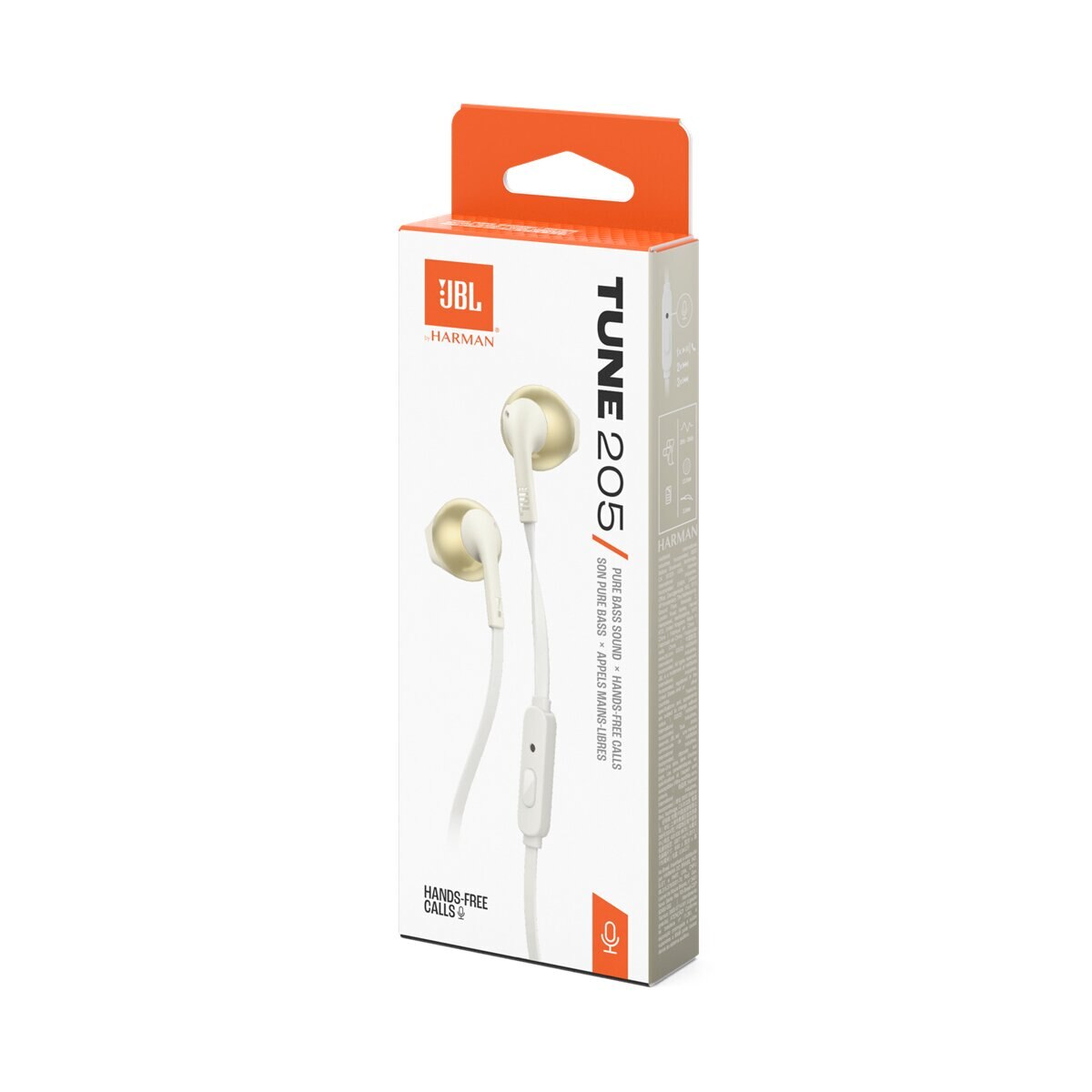 Auriculares JBL T205 - Champagne Gold Champanhe-5