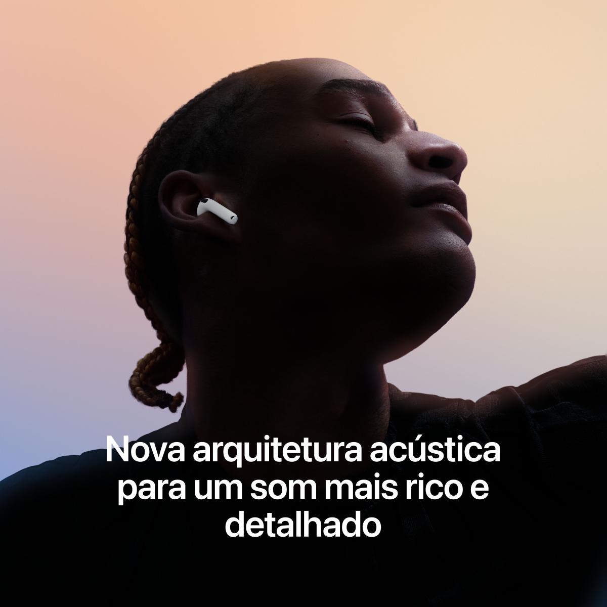 Apple AirPods 5 com Estojo de Carregamento, sem Fios e Cancelamento Ativo de Ruído Branco-3