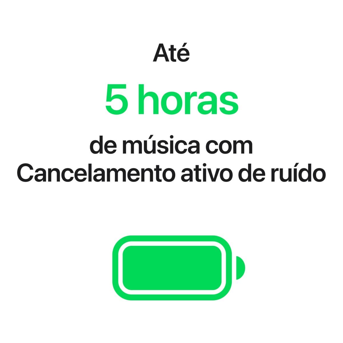 Apple AirPods 5 com Estojo de Carregamento, sem Fios e Cancelamento Ativo de Ruído Branco-6