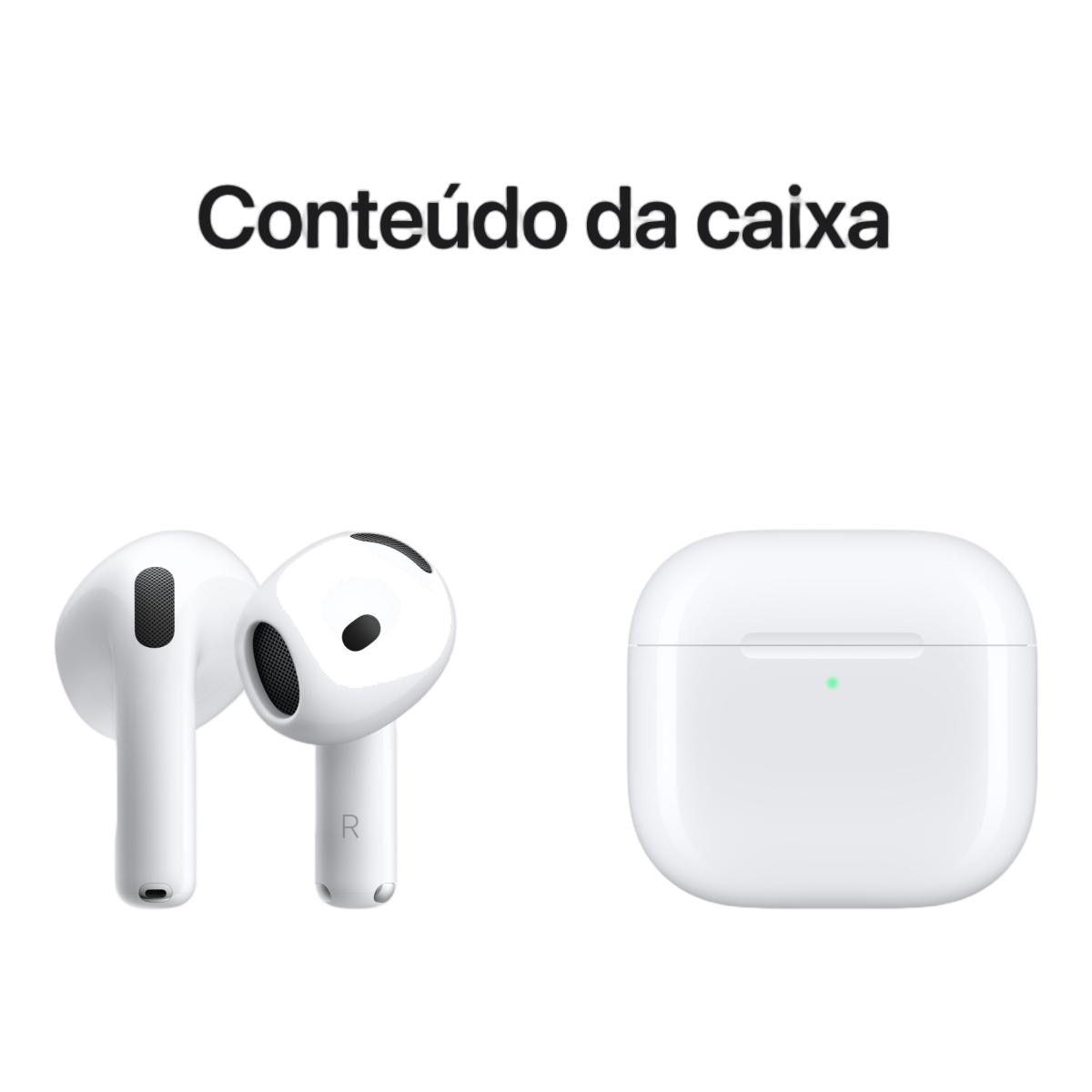 Apple AirPods 5 com Estojo de Carregamento, sem Fios e Cancelamento Ativo de Ruído Branco-7