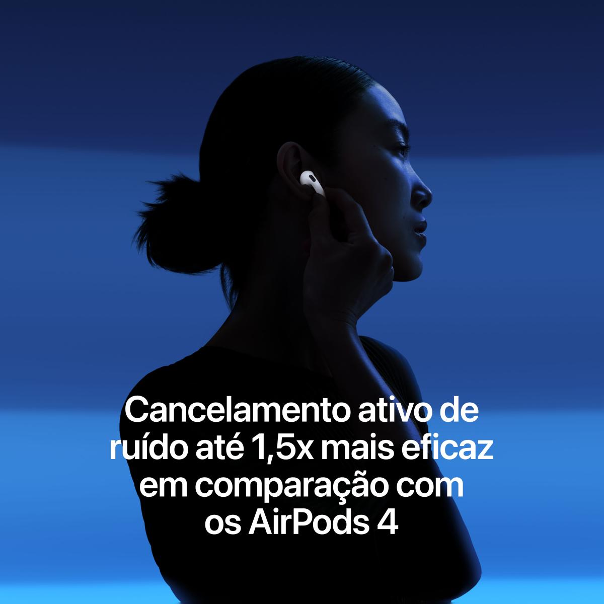 Apple AirPods 5 com Cancelamento Ativo de Ruído Branco-4