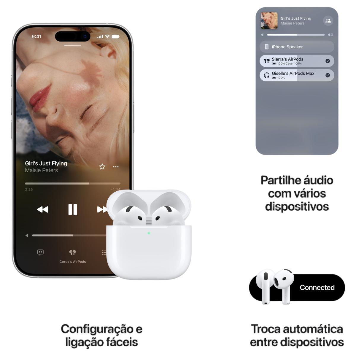 Apple AirPods 5 com Cancelamento Ativo de Ruído Branco-6