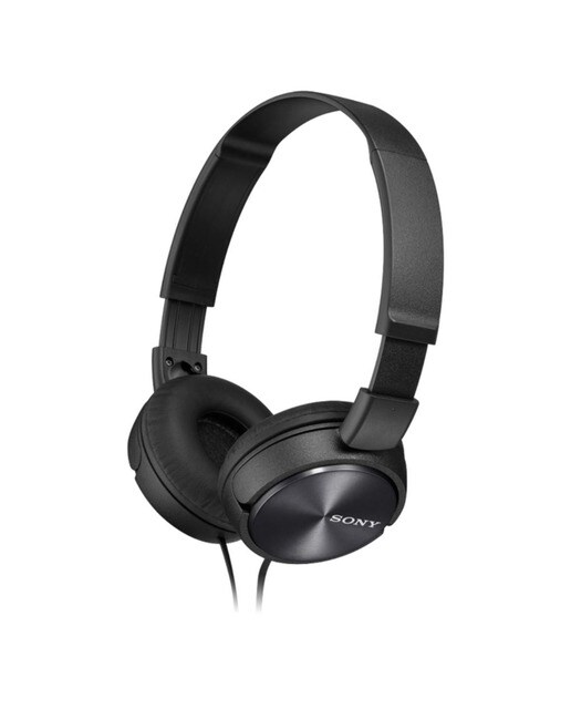 Auscultadores Sony MDRZX310APB com Microfone - Preto Preto-1