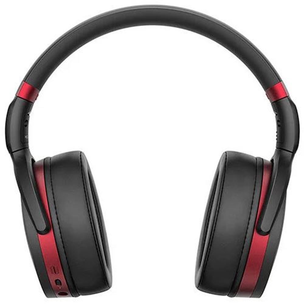 Auscultadores Bluetooth Sennheiser HD 458BT Black Red Limited Preto-2