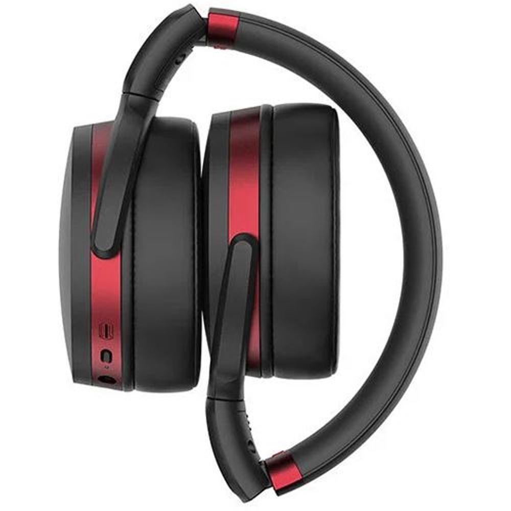 Auscultadores Bluetooth Sennheiser HD 458BT Black Red Limited Preto-4
