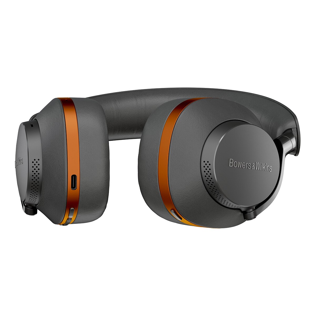 Auscultadores Bluetooth Bowers & Wilkins Px8 Mclaren Edition sem Fios com Cancelamento de Ruído Cinzento / Laranja-6