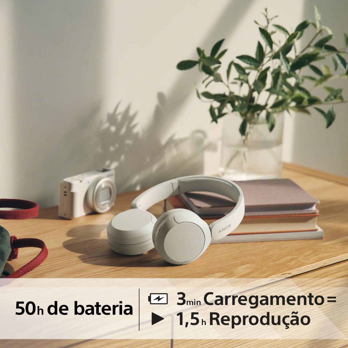 Auscultadores Wireless Sony WH-CH520 Branco-6