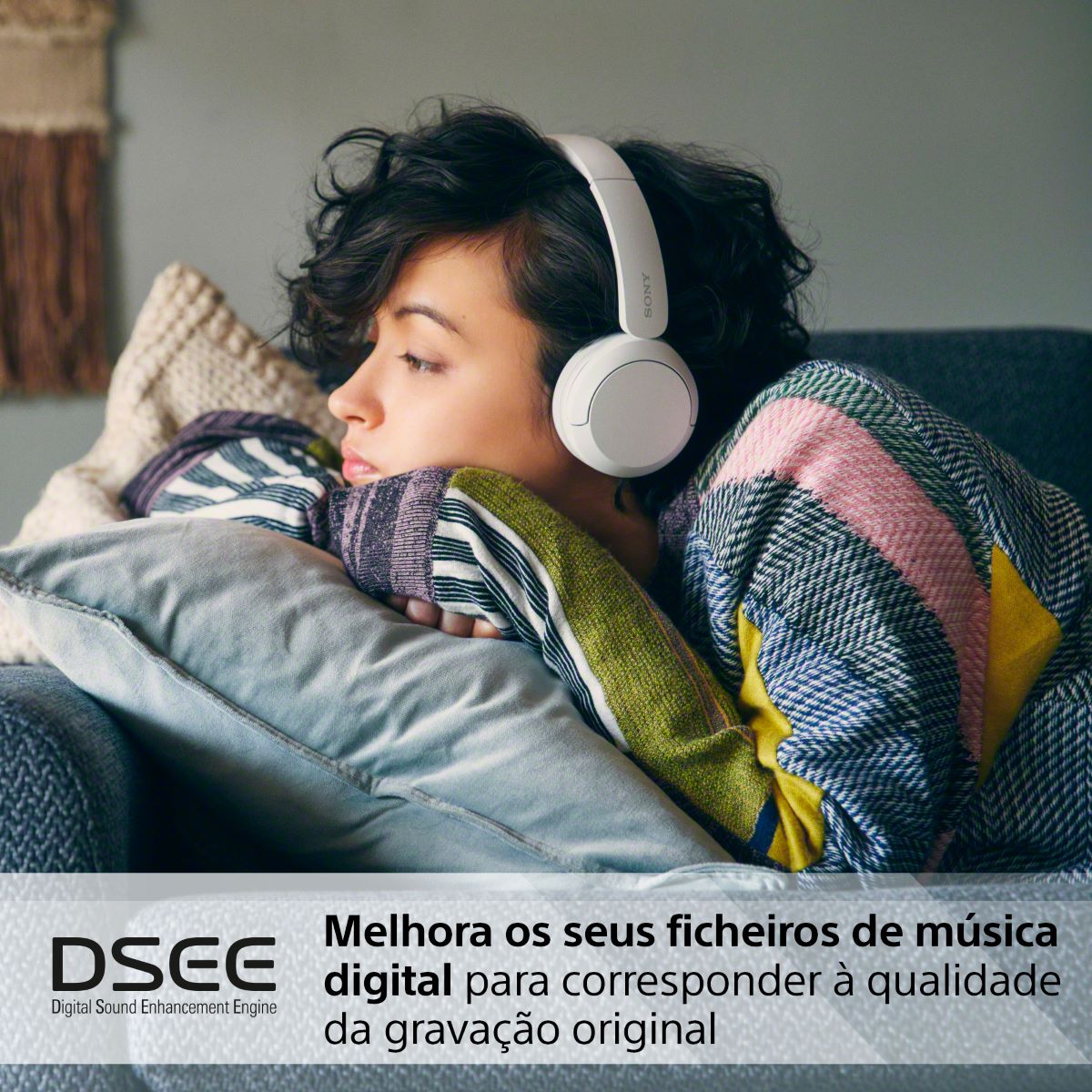 Auscultadores Wireless Sony WH-CH520 Branco-8