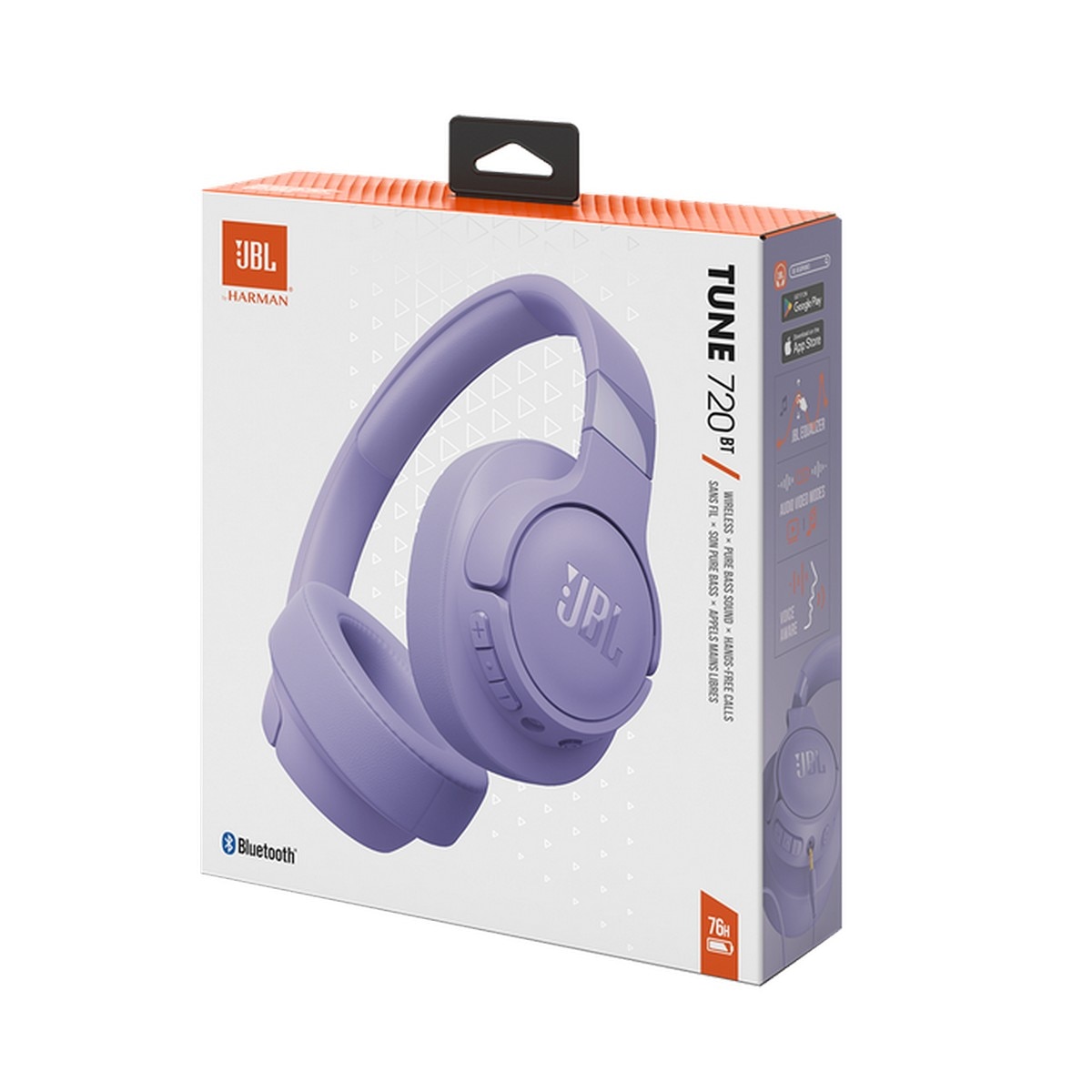 Auscultadores JBL Tune 720BT - Preto Lilás-9