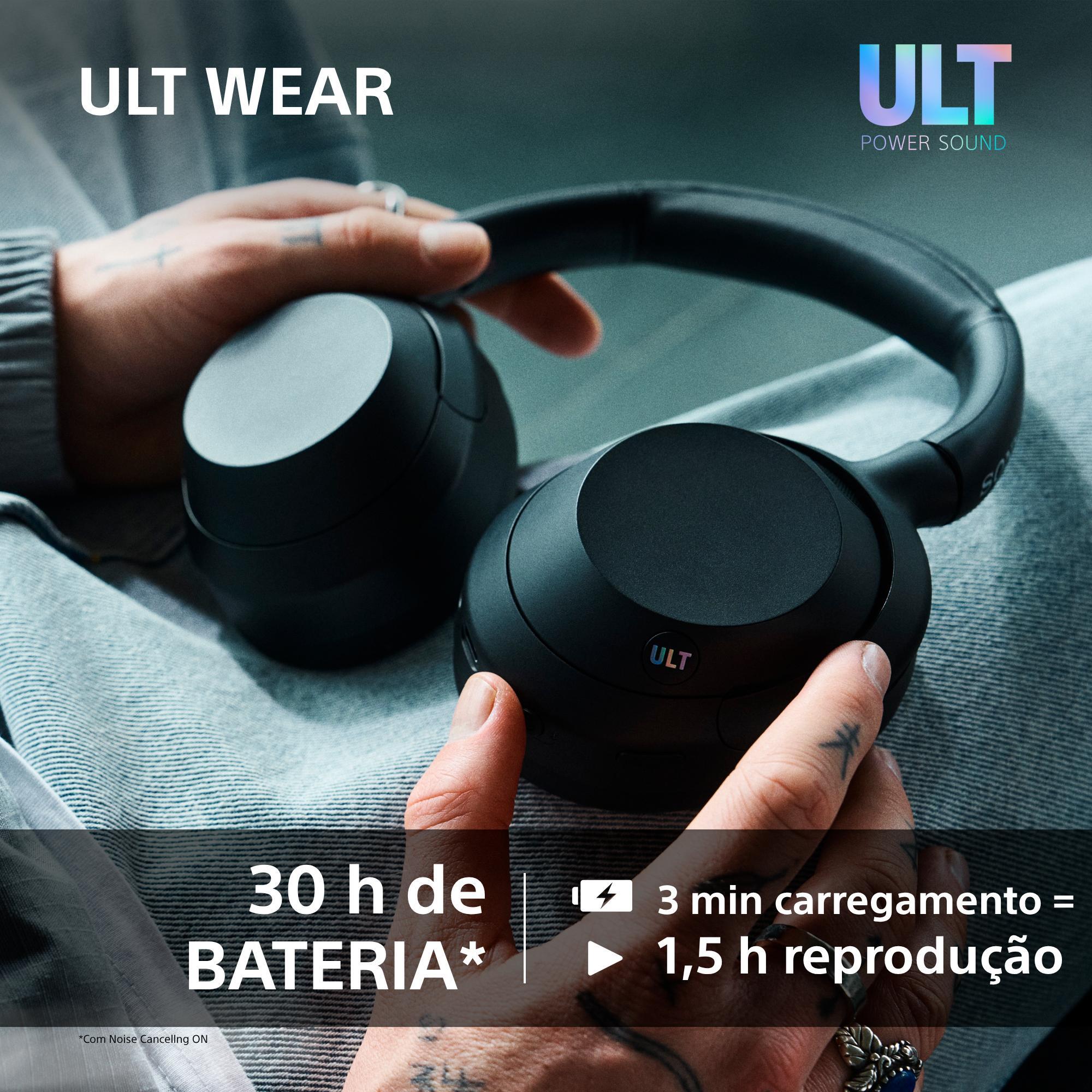 Auscultadores Headband Bluetooth NC Sony ULT WEAR WH-ULT900N Preto-8