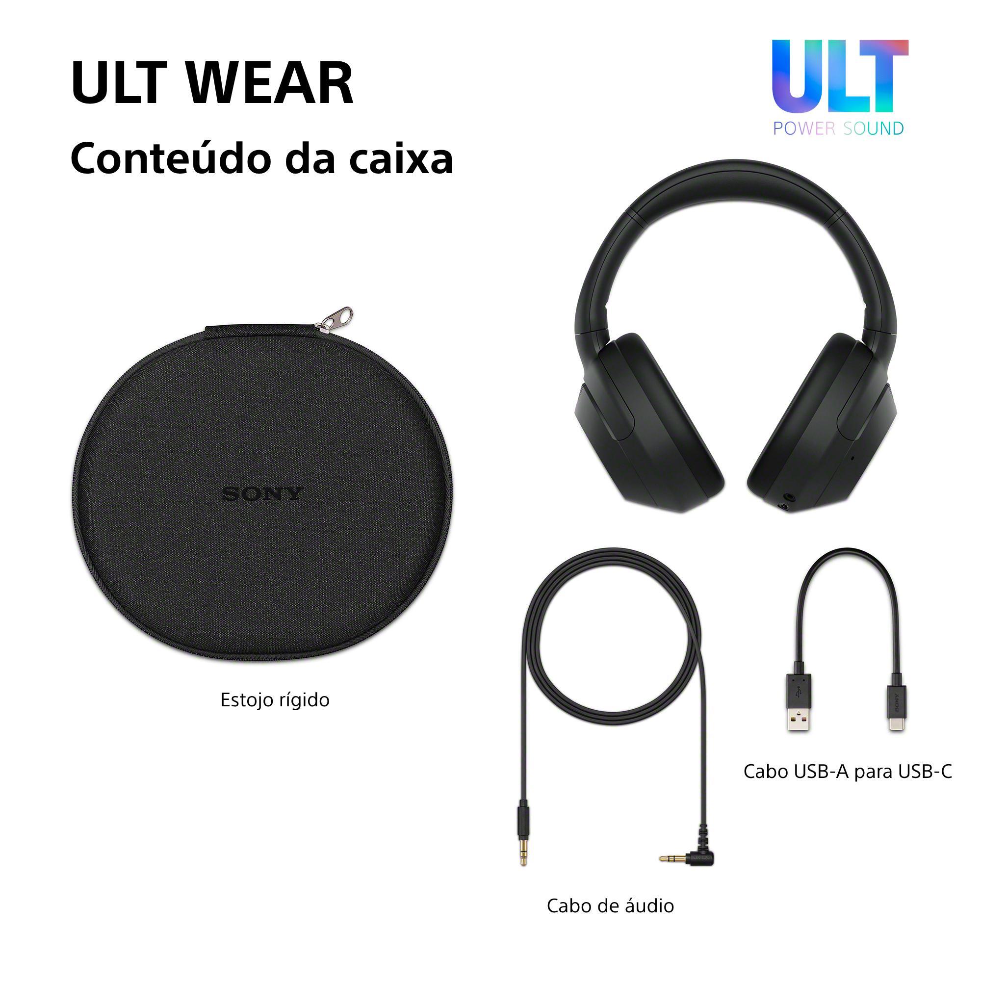 Auscultadores Headband Bluetooth NC Sony ULT WEAR WH-ULT900N Preto-10