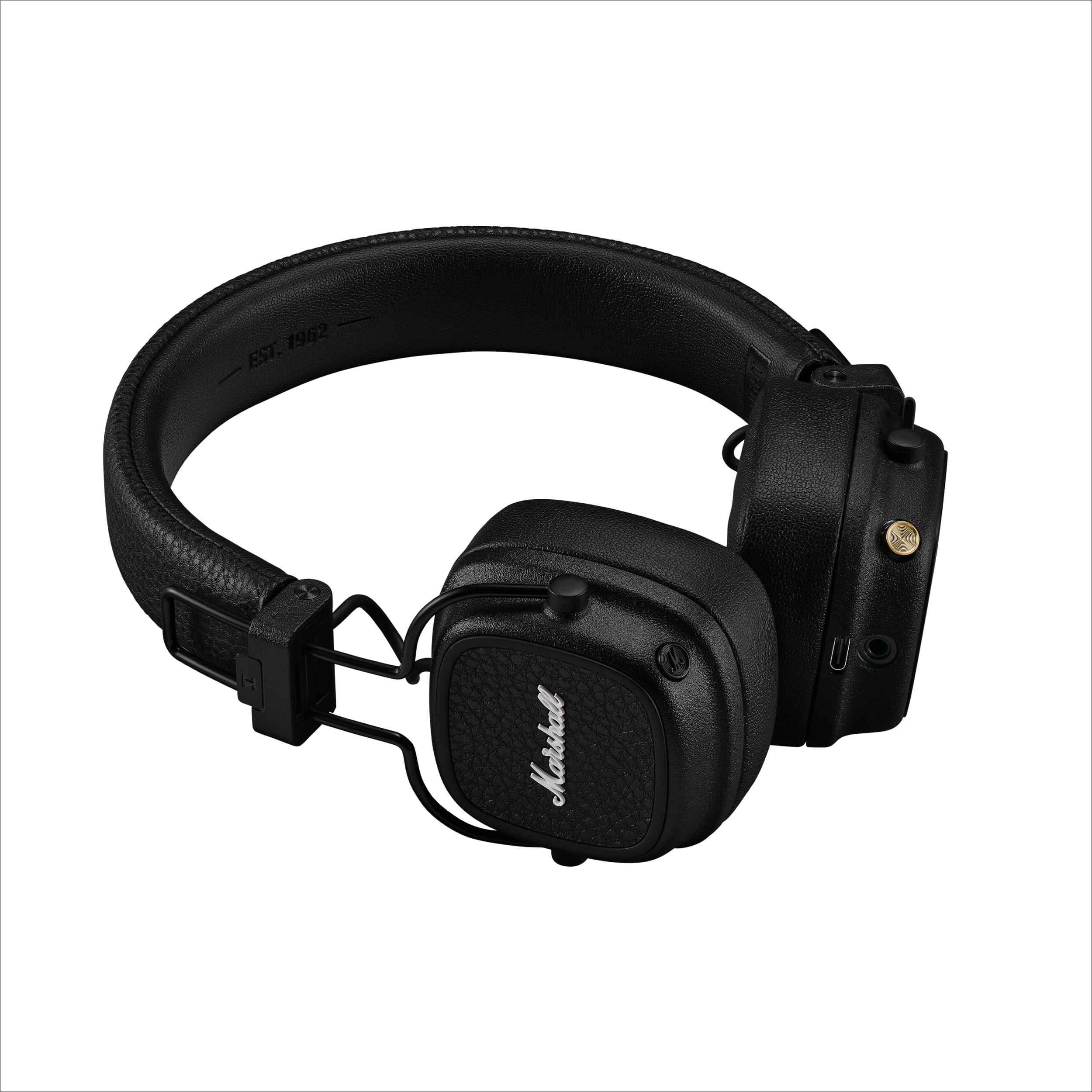 Auscultadores Headphones Marshall Bluetooth Major V - Preto Preto-6