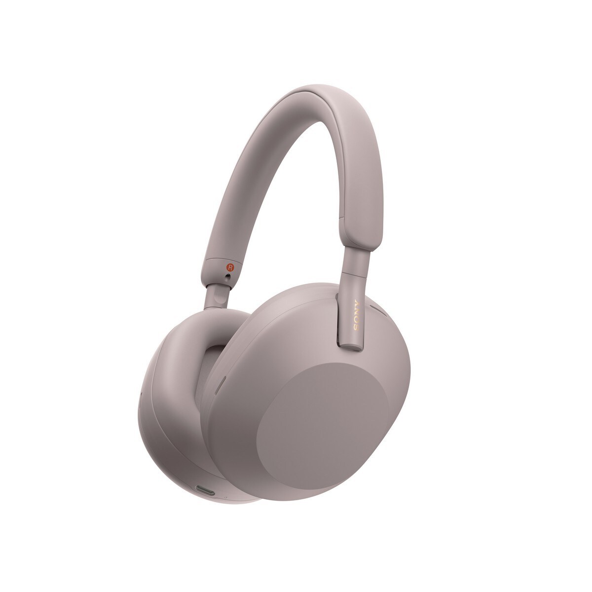Auscultadores Sony WH1000XM5 Bluetooth, Noise Cancelling, 30 Horas de Bateria, Microfone, para iOS, Android e PC Rosa-pálido-1