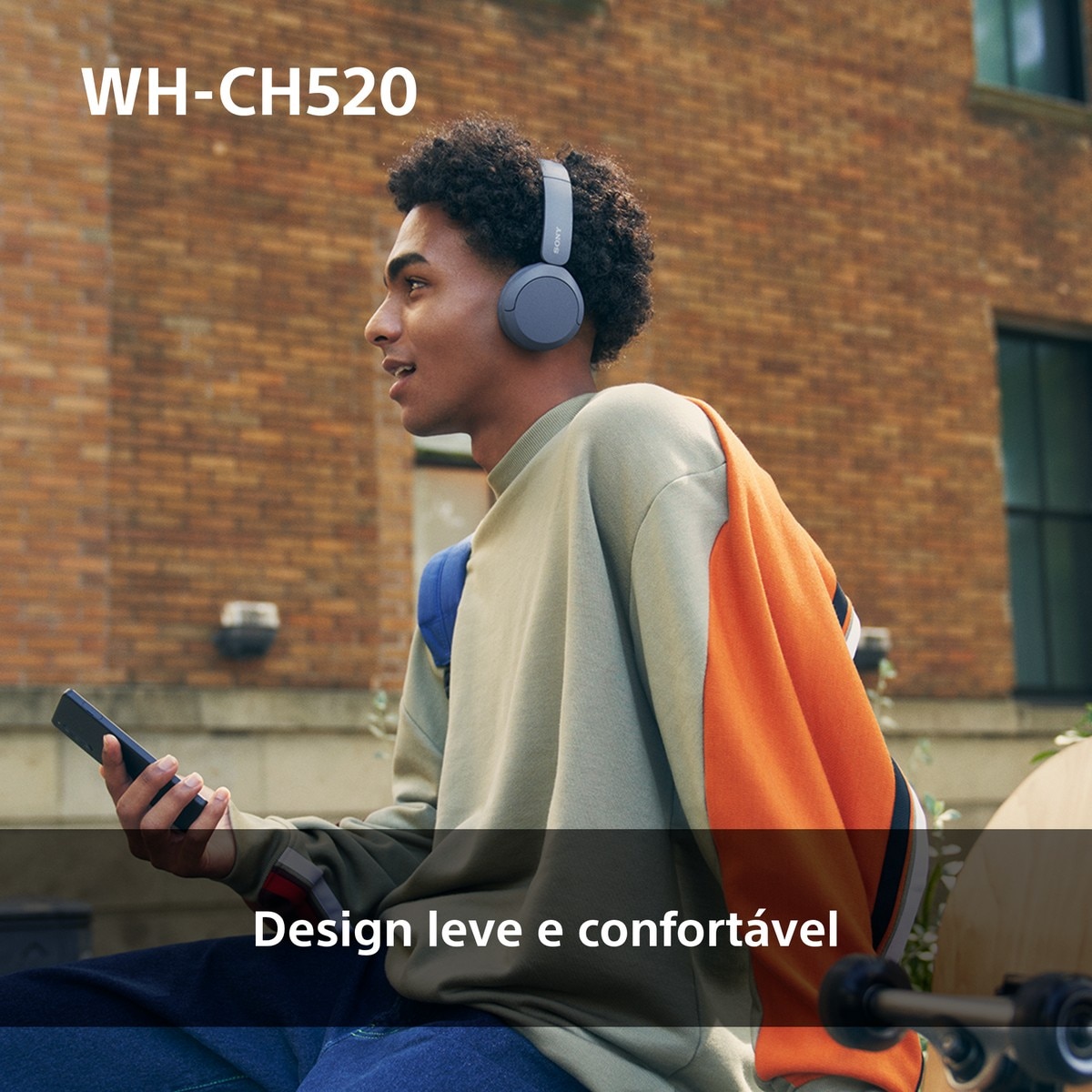 Auscultadores Wireless Sony WH-CH520 Amarelo-4