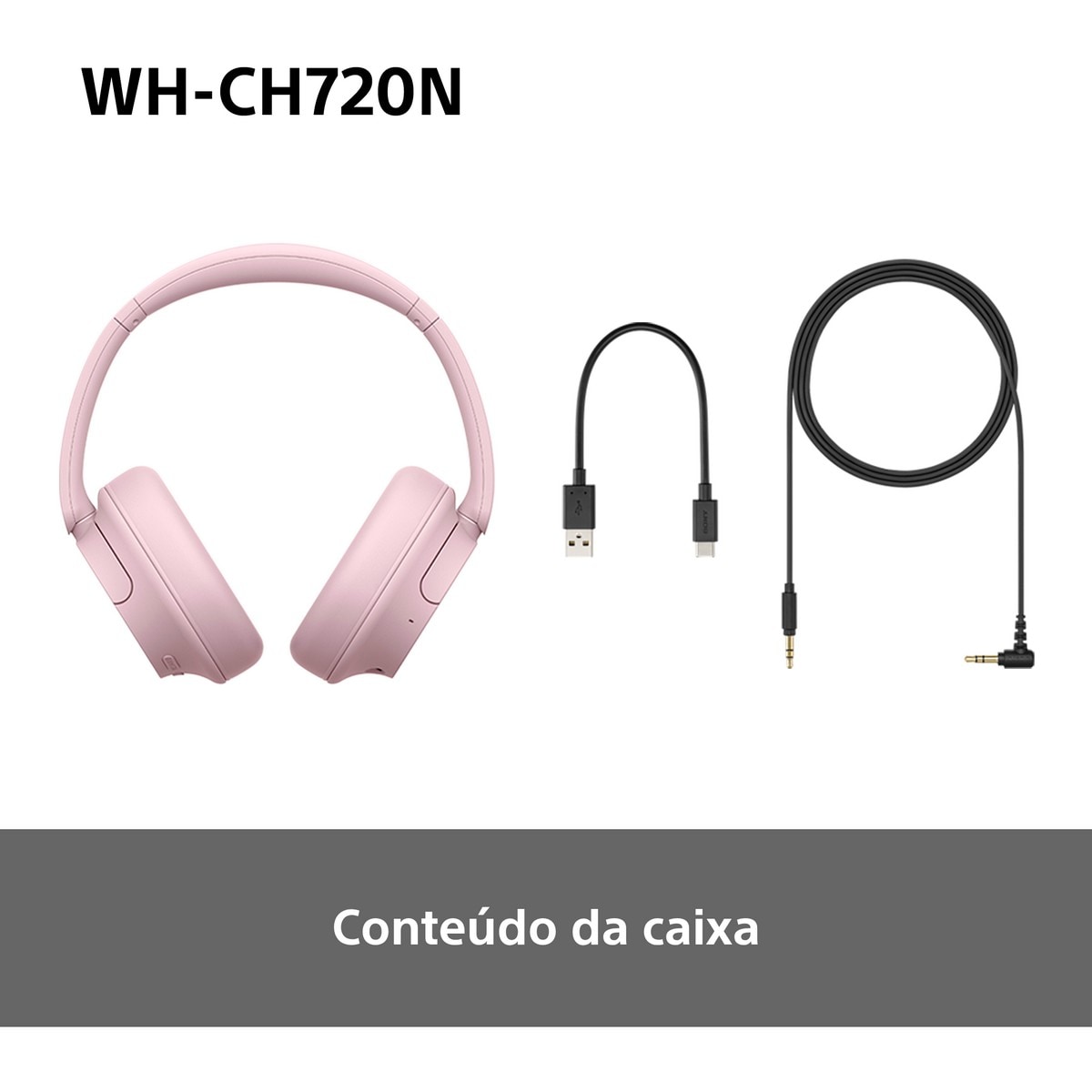 Auscultadores Wireless Sony WH-CH720N Rosa-11