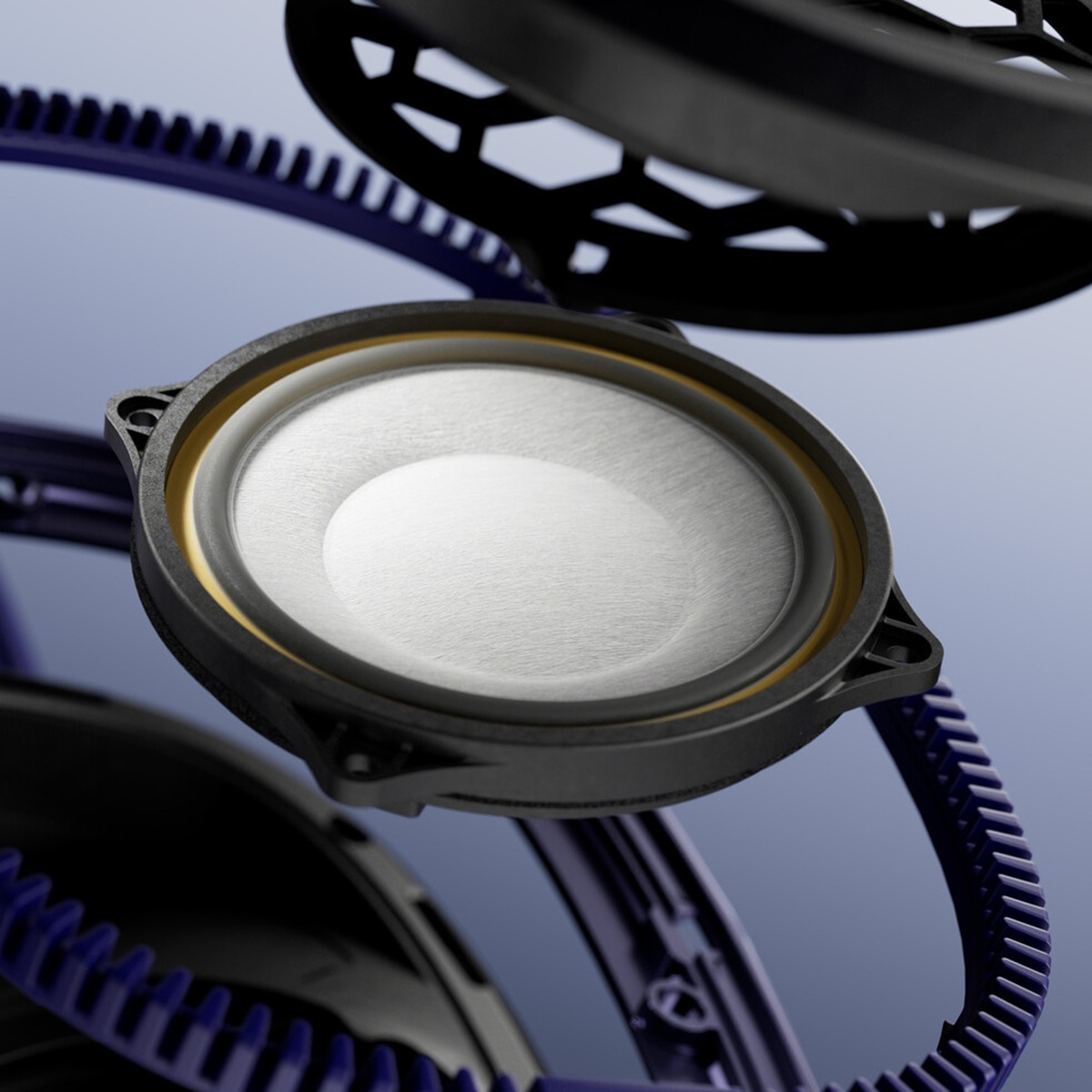 Auscultadores Bowers & Wilkins Px7 S3, Bluetooth, com Cancelamento de Ruído Azul-índigo-13
