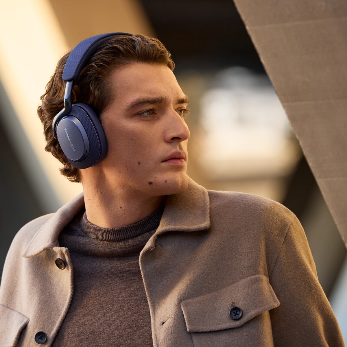 Auscultadores Bowers & Wilkins Px7 S3, Bluetooth, com Cancelamento de Ruído Azul-índigo-16