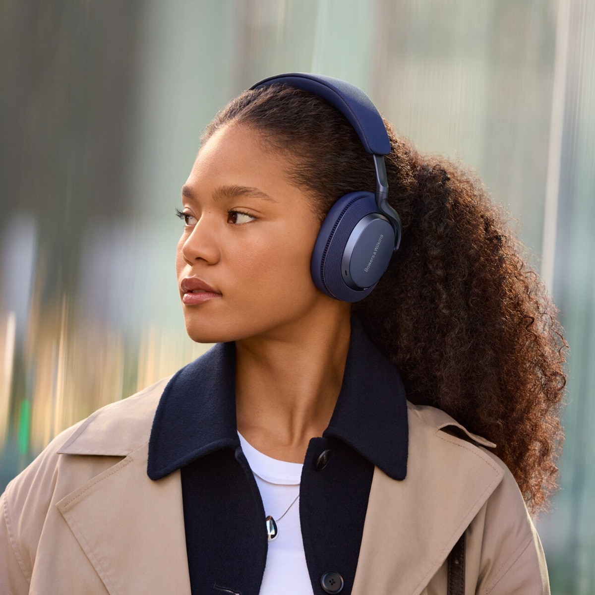Auscultadores Bowers & Wilkins Px7 S3, Bluetooth, com Cancelamento de Ruído Azul-índigo-17