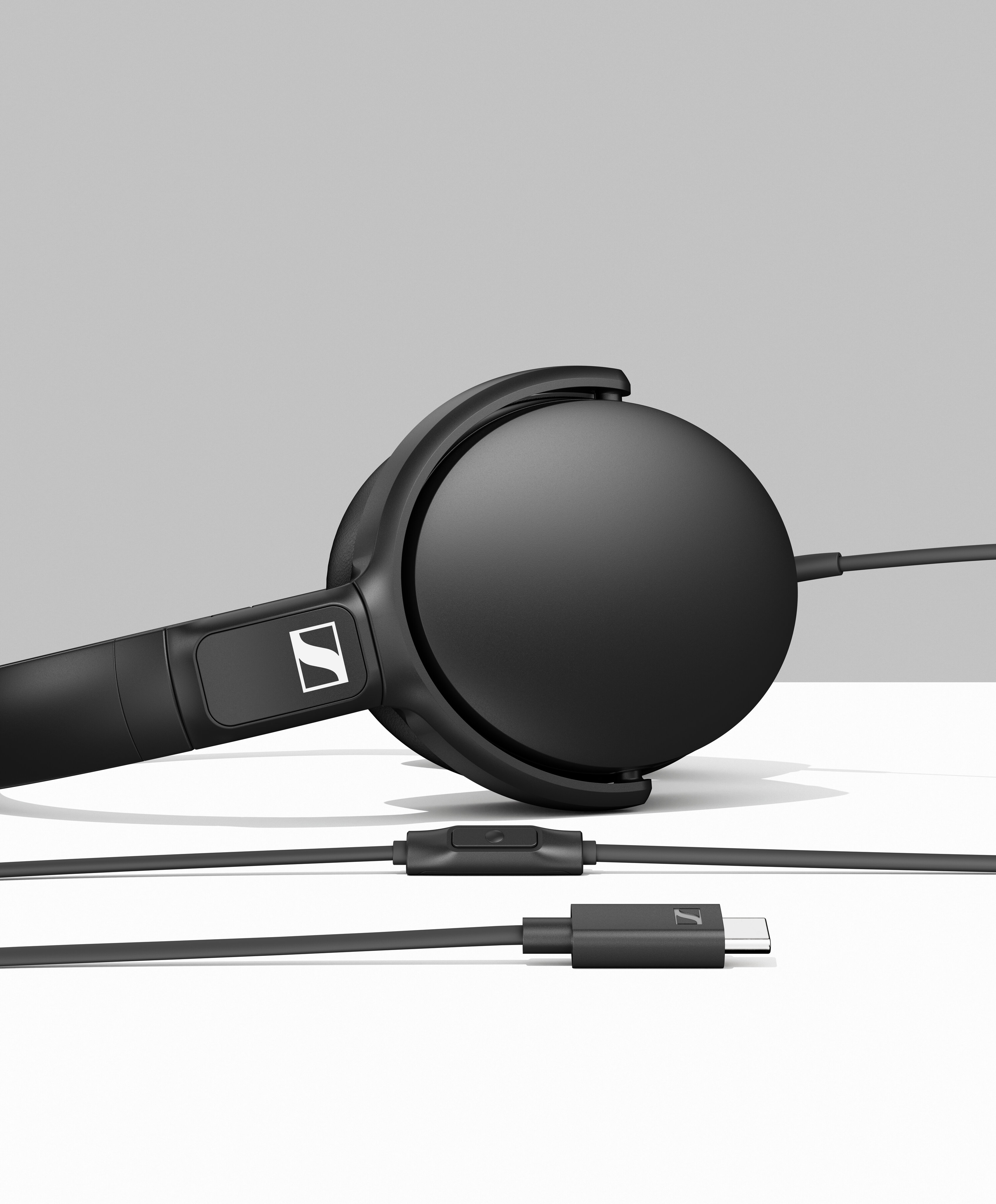 Auriculares Sennheiser HD 400U USB-C Som Natural com Controlo Integrado Preto-4