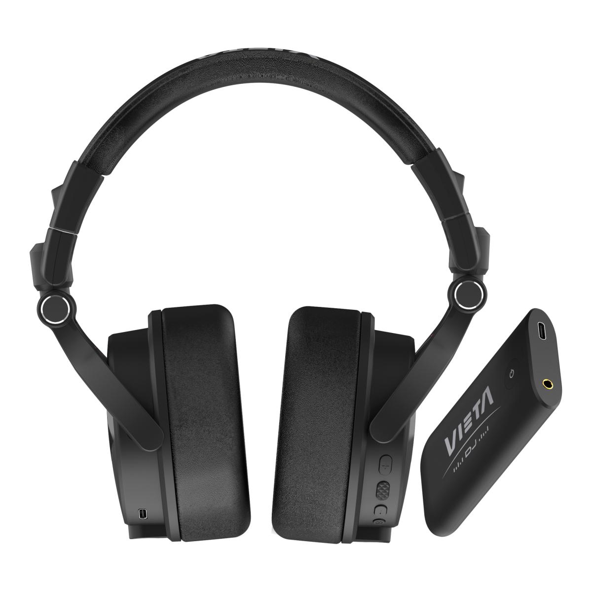 Auscultadores Vieta Pro Atlas True Wireless de Baixa Latência para Áudio Profissional e Gaming Preto-5
