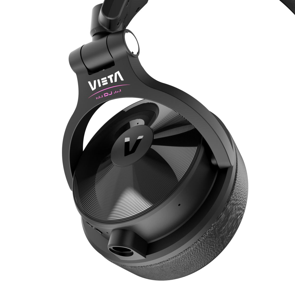 Auscultadores Vieta Pro Atlas True Wireless de Baixa Latência para Áudio Profissional e Gaming Preto-7