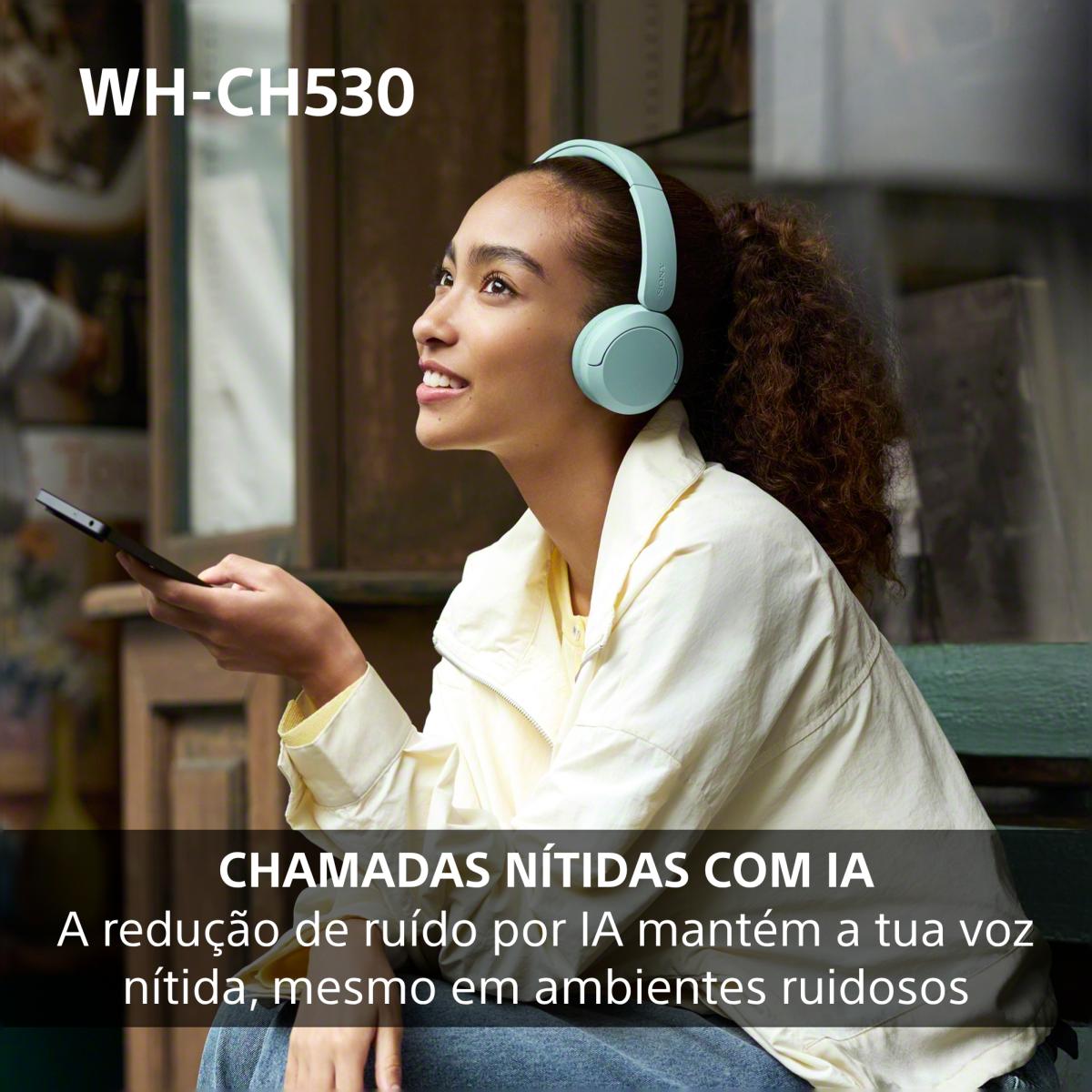Auscultadores Bluetooth Sony WH-CH530 Preto-8