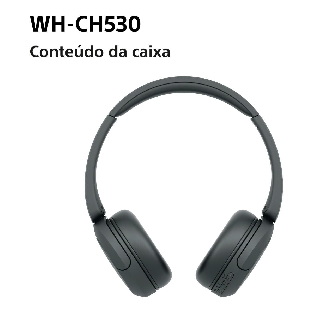Auscultadores Bluetooth Sony WH-CH530 Preto-11