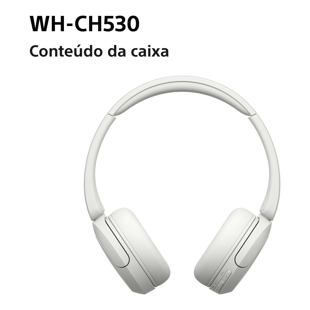 Auscultadores Bluetooth Sony WH-CH530 Branco-11