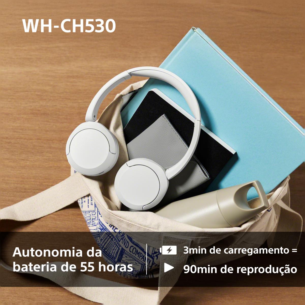 Auscultadores Bluetooth Sony WH-CH530 Azul-7