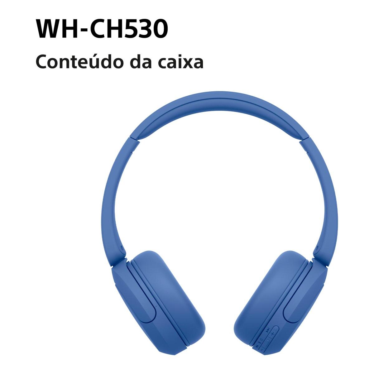 Auscultadores Bluetooth Sony WH-CH530 Azul-11