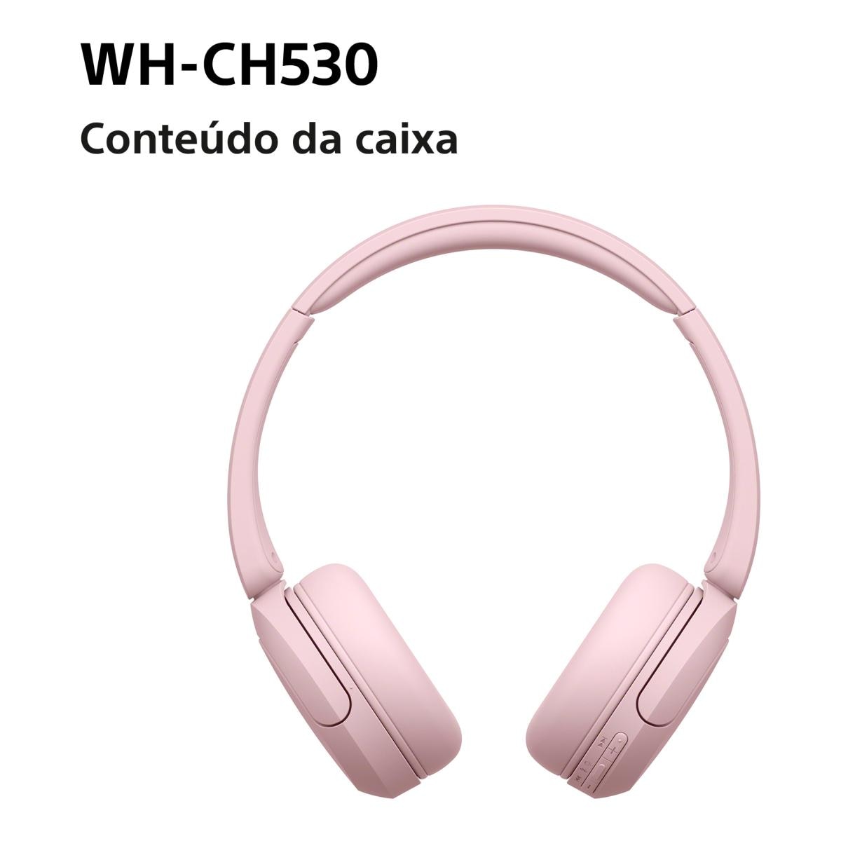 Auscultadores Bluetooth Sony WH-CH530 Rosa-11