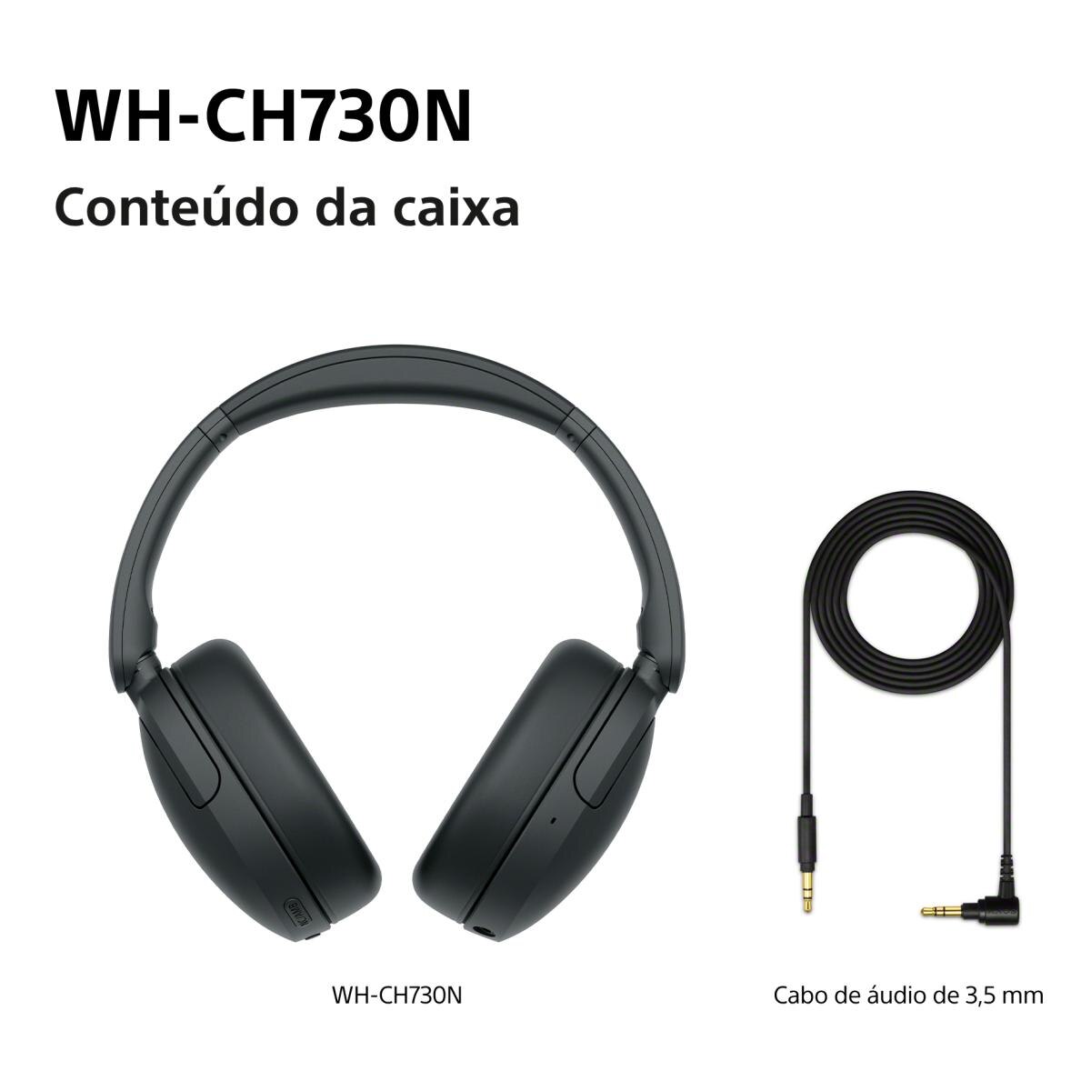 Auscultadores Bluetooth com NC Sony WH-CH730N Preto-11