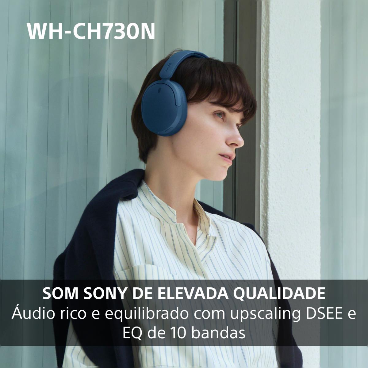 Auscultadores Bluetooth com NC Sony WH-CH730N Bege-6