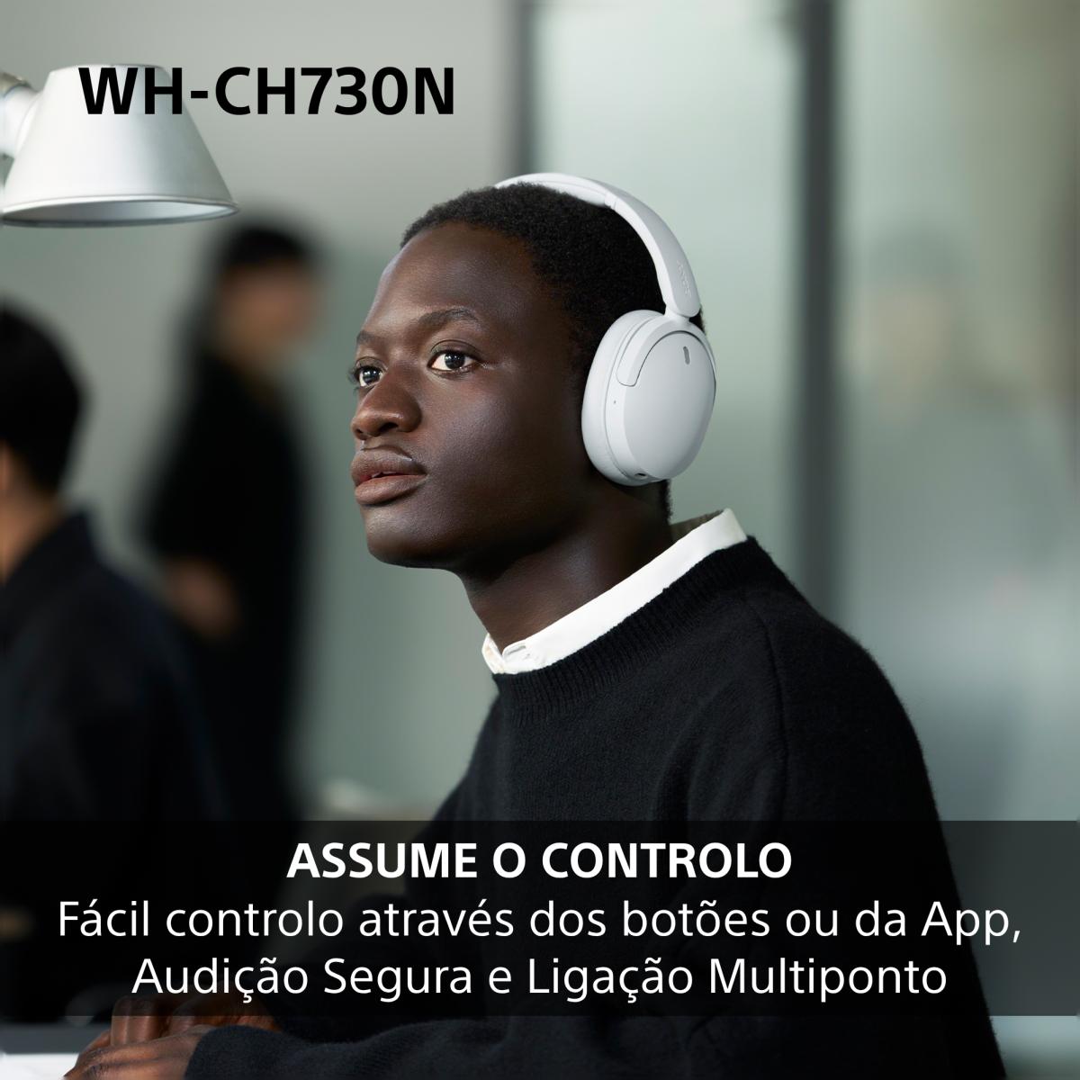 Auscultadores Bluetooth com NC Sony WH-CH730N Bege-10