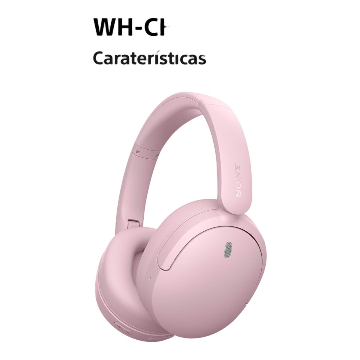Auscultadores Bluetooth com NC Sony WH-CH730N Rosa-4