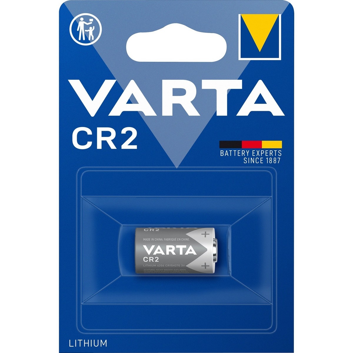 Imagem 0 de Pilha de Lítio Varta CR2 3V