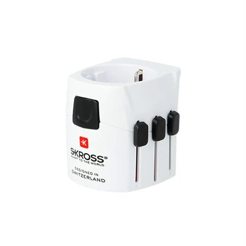 Imagem 0 de Adaptador de Viagem Skross Pro Light Universal c/ Terra