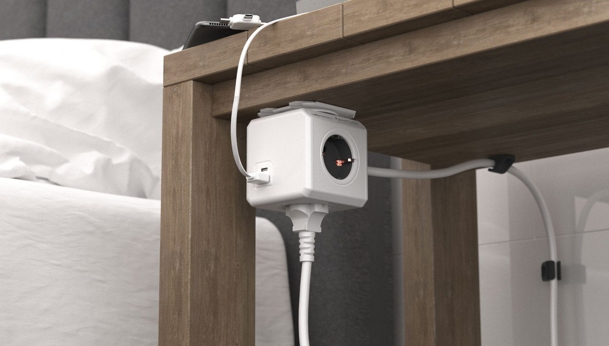PowerCube - 1,5m com 4 tomadas + 2 USB-A+C - Branco 2