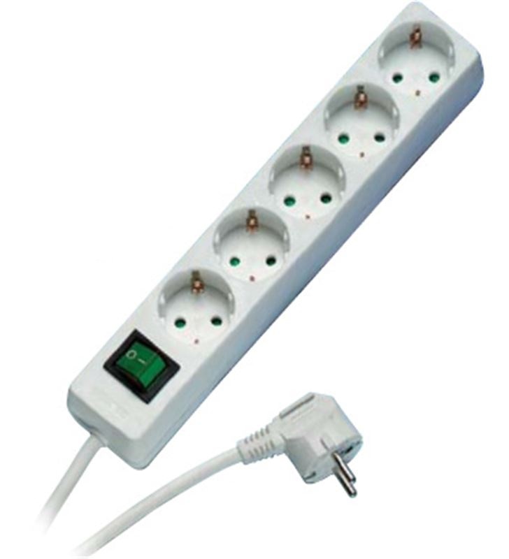 Imagem 0 de Extensão Elétrica Vivanco VI13227016 com 1,4 m, 5 Tomadas AC, para Interior - Branco