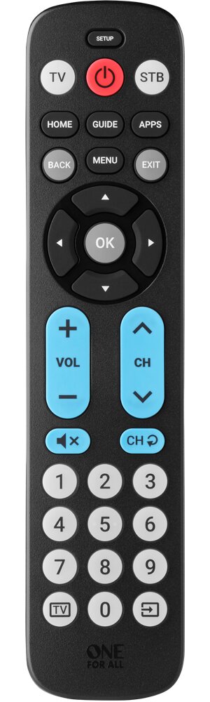 Imagem 0 de Comando One For All Big Button Remote - Preto