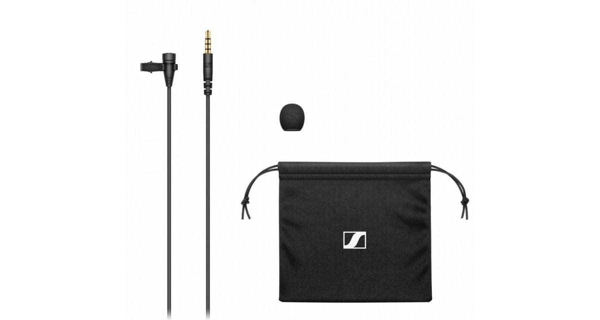 Microfone de Lapela com Jack 3,5mm Sennheiser XS LAV Preto-6