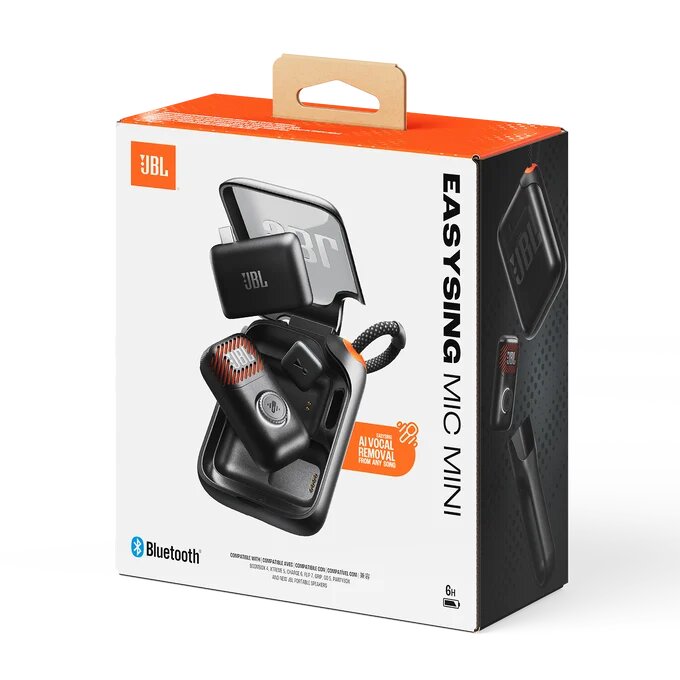 Microfones JBL EasySing Mic Mini Preto-8