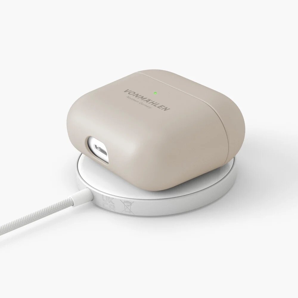 Capa Vonmaehlen Thin Case para AirPods Creme-3