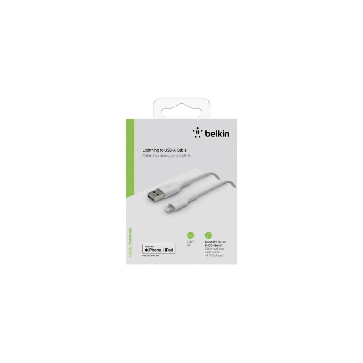 Cabo Belkin USB-A para Lightning MIXIT, 1 m - Branco Branco-4