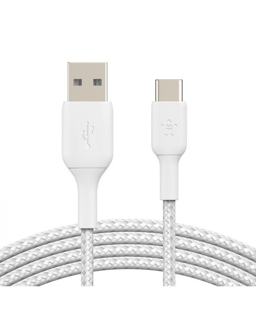 Cabo Trançado Belkin Boost Charge Lightning para USB-A, 3m - Branco Branco-1