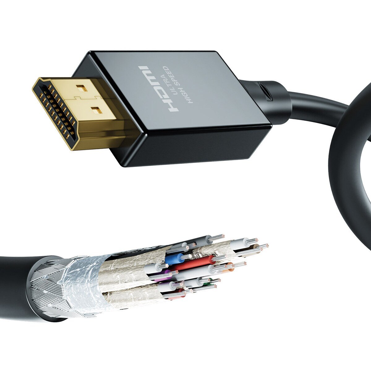 Cabo HDMI 2.1 In-Akustik - 1 m Preto-2